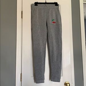 Draw string sweat pants